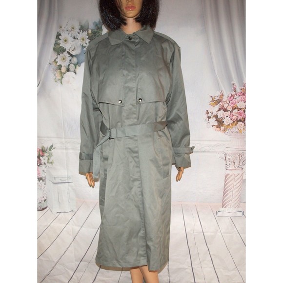 J.G. Hook Jackets & Coats Vintage Jg Hook Belted Trench Coat With